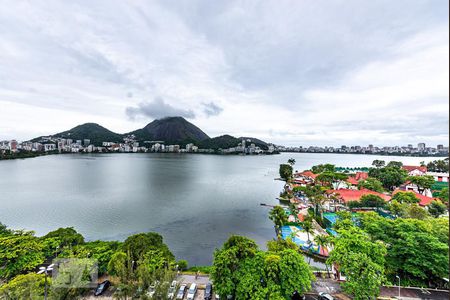Vista da Sala de apartamento para alugar com 4 quartos, 180m² em Lagoa, Rio de Janeiro