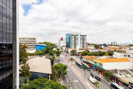 Vista da Sala de kitnet/studio à venda com 1 quarto, 31m² em Mirandópolis, São Paulo