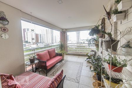 Varanda Sala de apartamento à venda com 3 quartos, 147m² em Vila Gomes Cardim, São Paulo