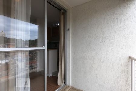 Varanda da Sala de apartamento à venda com 1 quarto, 39m² em Super Quadra Morumbi, São Paulo