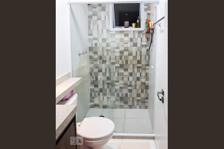 Banheiro da Suíte de apartamento à venda com 3 quartos, 67m² em Conceição, Diadema