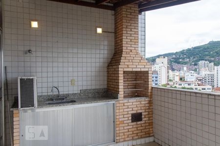 Varanda de apartamento à venda com 4 quartos, 155m² em Maracanã, Rio de Janeiro