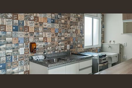 Apartamento à venda com 58m², 2 quartos e 1 vaga Apartamento à venda com 58m², 2 quartos e 1 vagaCozinha e Área de Serviço