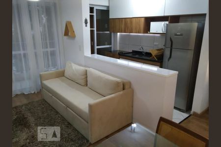 sala/cozinha de kitnet/studio para alugar com 1 quarto, 38m² em Vila Andrade, São Paulo