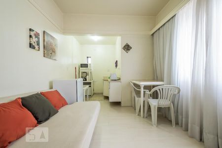 Sala de kitnet/studio à venda com 1 quarto, 33m² em Cidade Monções, São Paulo