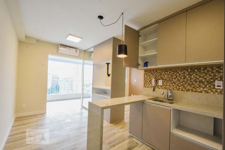 Sala de apartamento para alugar com 1 quarto, 37m² em Campo Belo, São Paulo