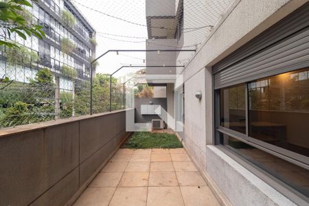 Varanda   de apartamento à venda com 1 quarto, 82m² em Vila Madalena, São Paulo