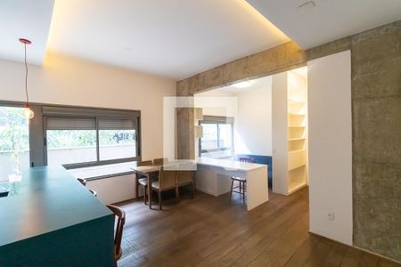 Sala de apartamento à venda com 1 quarto, 82m² em Vila Madalena, São Paulo