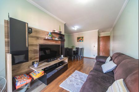 Sala de apartamento à venda com 3 quartos, 67m² em Vila Bela Vista, Santo André