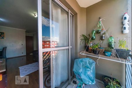 Varanda da Sala de apartamento à venda com 3 quartos, 67m² em Vila Bela Vista, Santo André