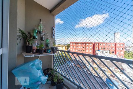 Varanda da Sala de apartamento à venda com 3 quartos, 67m² em Vila Bela Vista, Santo André