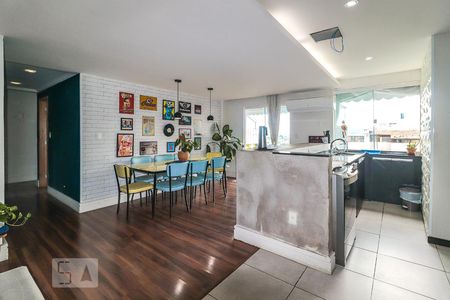 Sala de Jantar e Cozinha de apartamento à venda com 2 quartos, 120m² em Pechincha, Rio de Janeiro