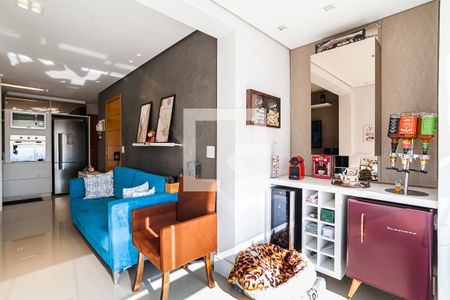 Varanda da Sala de apartamento à venda com 3 quartos, 136m² em Vila Gilda, Santo André