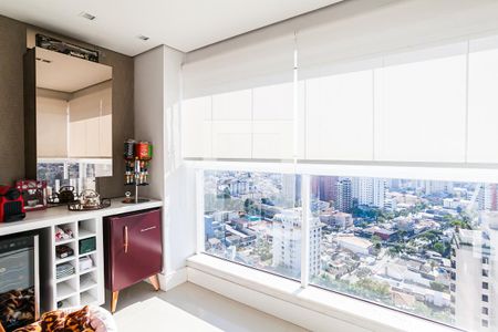 Varanda da Sala de apartamento à venda com 3 quartos, 136m² em Vila Gilda, Santo André