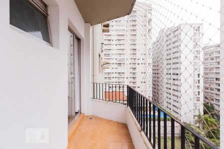 Varanda Vista de apartamento à venda com 1 quarto, 40m² em Bela Vista, São Paulo