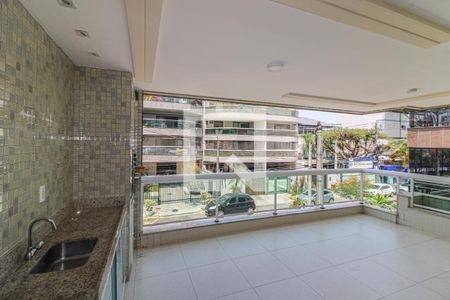 Varanda de apartamento à venda com 3 quartos, 116m² em Recreio dos Bandeirantes, Rio de Janeiro