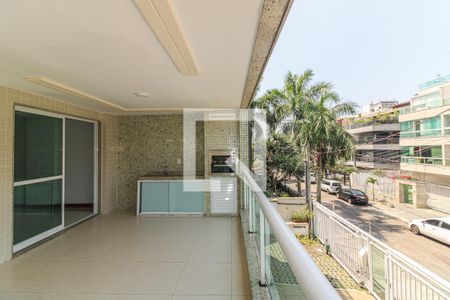 Varanda de apartamento à venda com 3 quartos, 116m² em Recreio dos Bandeirantes, Rio de Janeiro