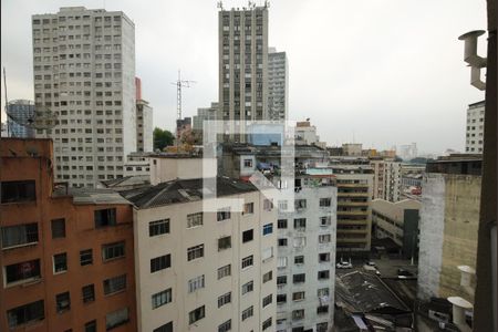 Varanda - Vista de apartamento à venda com 1 quarto, 38m² em Liberdade, São Paulo