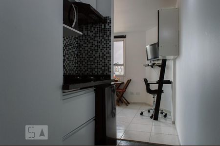 Cozinha de kitnet/studio para alugar com 1 quarto, 27m² em Vila Clementino, São Paulo