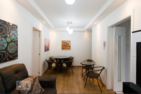 Sala de apartamento à venda com 1 quarto, 48m² em Centro, São Paulo