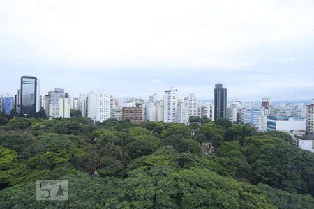 Vista da Varanda de kitnet/studio à venda com 1 quarto, 36m² em Consolação, São Paulo