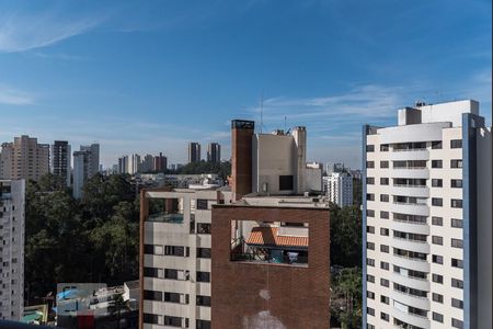 Vista varanda da sala de apartamento à venda com 3 quartos, 154m² em Vila Andrade, São Paulo