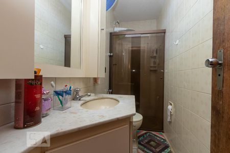 Banheiro da Suíte de casa de condomínio à venda com 3 quartos, 96m² em Adelaide, Belo Horizonte