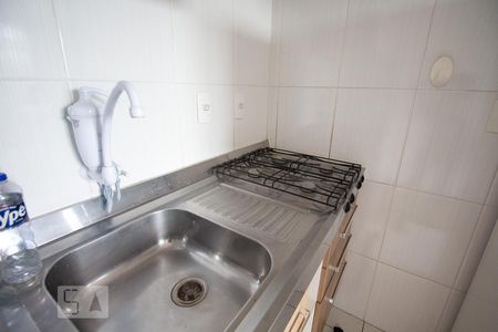 Studio - Cozinha de kitnet/studio para alugar com 1 quarto, 30m² em Mirandópolis, São Paulo