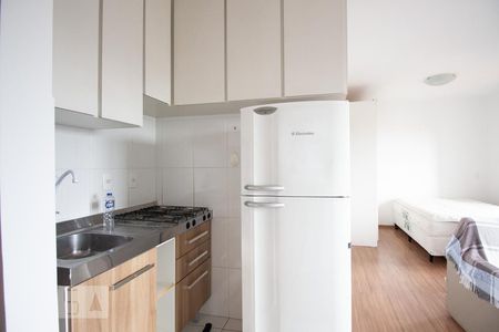 Studio - Cozinha de kitnet/studio para alugar com 1 quarto, 30m² em Mirandópolis, São Paulo