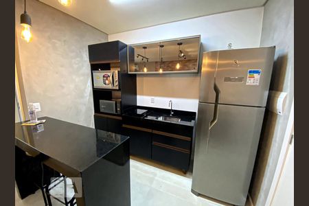 Cozinha de kitnet/studio para alugar com 1 quarto, 24m² em Rio Branco, Novo Hamburgo