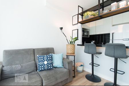 Sala de apartamento à venda com 1 quarto, 44m² em Indianópolis, São Paulo