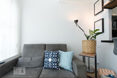 Sala de apartamento à venda com 1 quarto, 44m² em Indianópolis, São Paulo