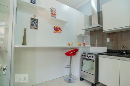 Cozinha de kitnet/studio para alugar com 1 quarto, 35m² em São José, Canoas