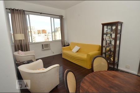 Sala de apartamento à venda com 3 quartos, 84m² em Humaitá, Rio de Janeiro