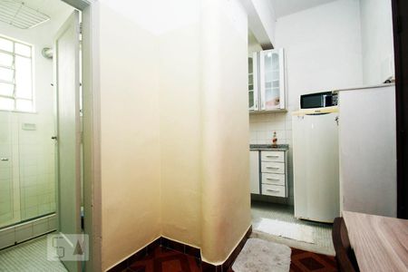 Hall de Entrada de kitnet/studio para alugar com 1 quarto, 34m² em Botafogo, Rio de Janeiro