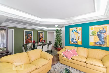 Sala de apartamento à venda com 4 quartos, 135m² em Vila Assunção, Santo André