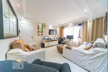 Sala de apartamento à venda com 3 quartos, 80m² em Vila Gilda, Santo André