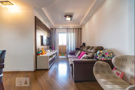 Sala de apartamento à venda com 2 quartos, 60m² em Vila Pires, Santo André