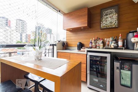 Varanda de apartamento à venda com 3 quartos, 128m² em Vila Uberabinha, São Paulo