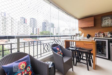 Varanda de apartamento à venda com 3 quartos, 128m² em Vila Uberabinha, São Paulo