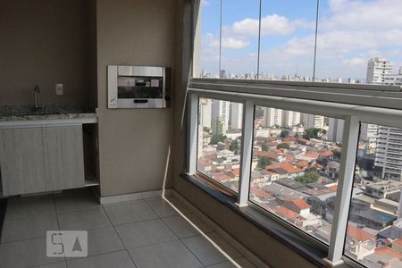 Varanda da Sala de apartamento para alugar com 2 quartos, 68m² em Vila Gumercindo, São Paulo