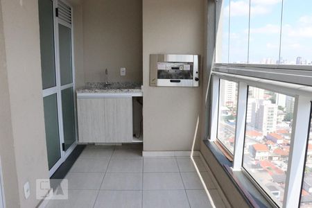 Varanda da Sala de apartamento para alugar com 2 quartos, 68m² em Vila Gumercindo, São Paulo