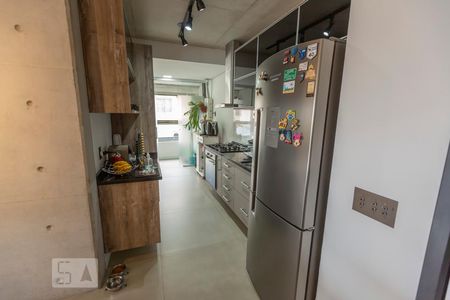 Cozinha de apartamento à venda com 1 quarto, 70m² em Carandiru, São Paulo