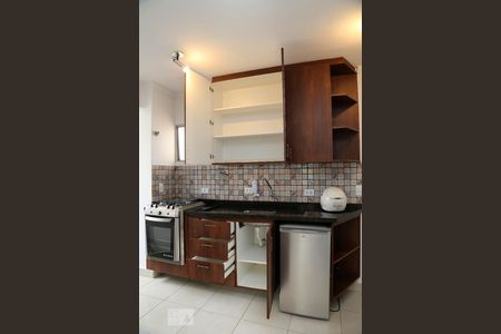 Cozinha de kitnet/studio à venda com 1 quarto, 40m² em Chácara Agrindus, Taboão da Serra