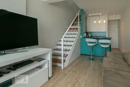 Sala de apartamento à venda com 1 quarto, 60m² em Cambuí, Campinas