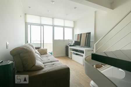 Sala de apartamento à venda com 1 quarto, 60m² em Cambuí, Campinas