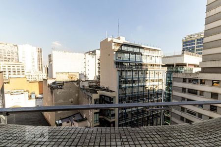 Vista da Sala de apartamento à venda com 1 quarto, 53m² em República, São Paulo