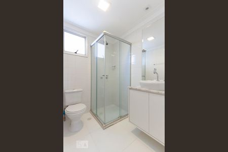 banheiro suite de apartamento à venda com 3 quartos, 72m² em Parque Brasília, Campinas