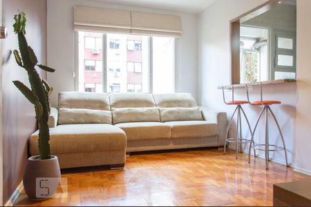 Sala de apartamento à venda com 1 quarto, 42m² em São João, Porto Alegre