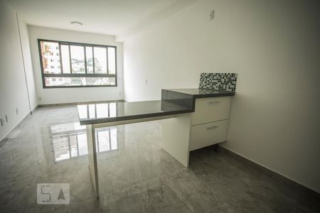 Cozinha de kitnet/studio para alugar com 1 quarto, 28m² em Mirandópolis, São Paulo